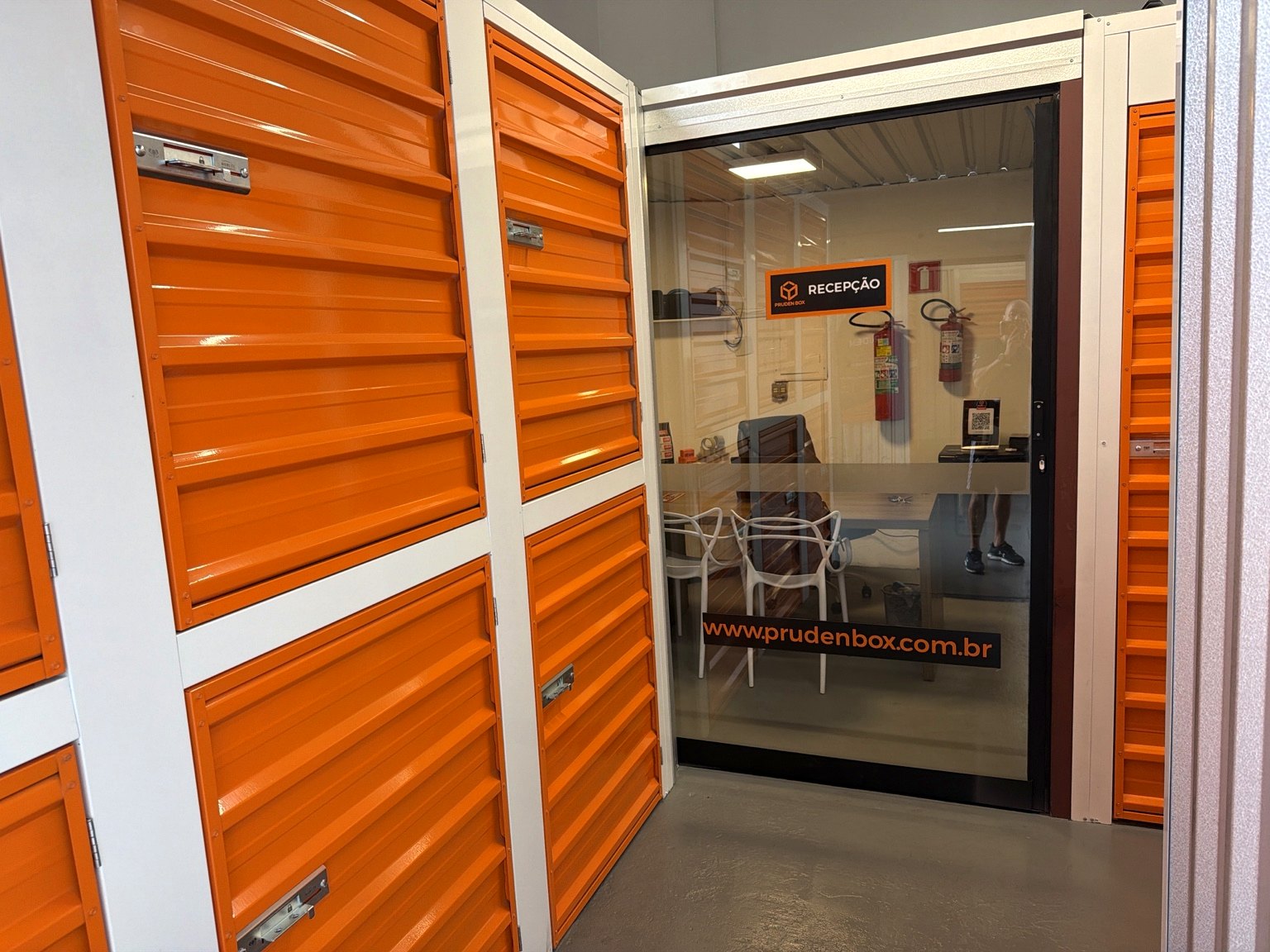 Área de recepção da Prudenbox